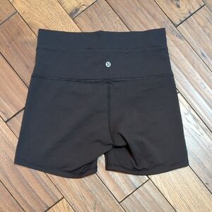 lululemon athletica Women's Classic Black Bike Shorts Size 8